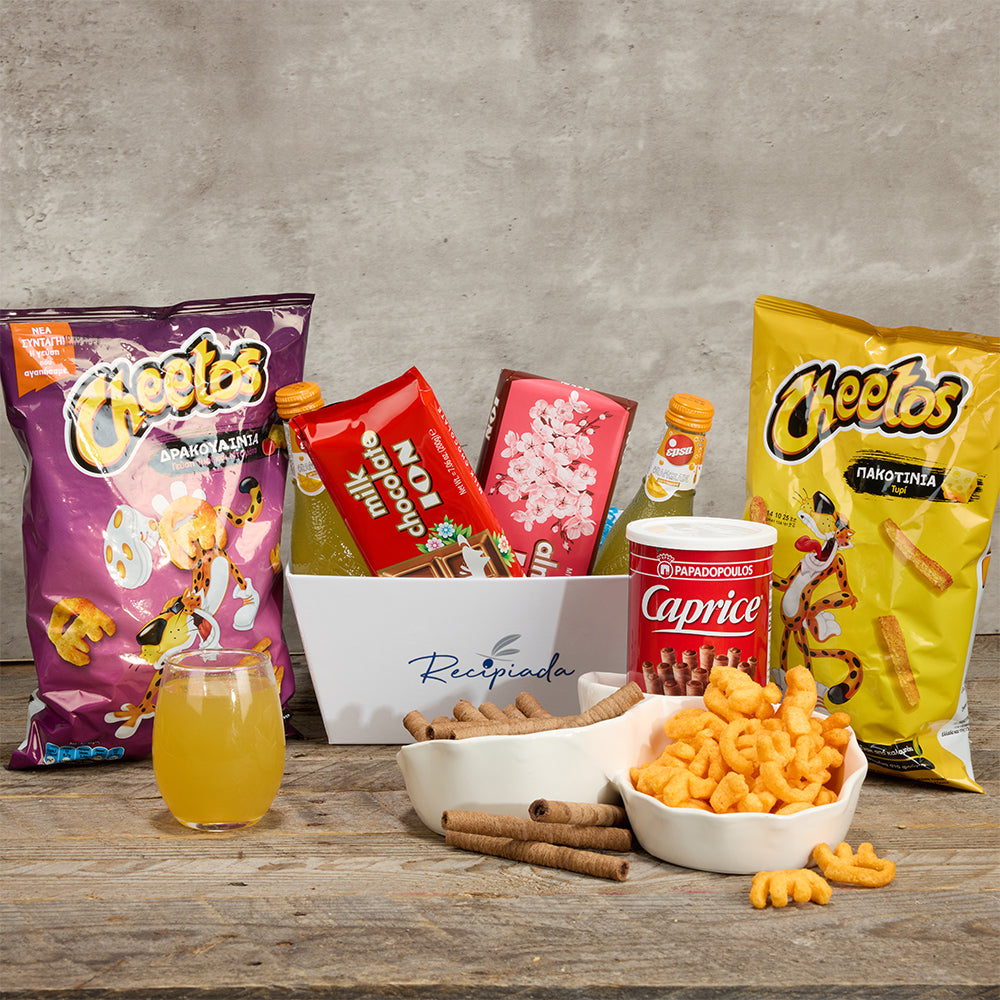 Greek Movie Night Gift Basket – The Ultimate Snack Box