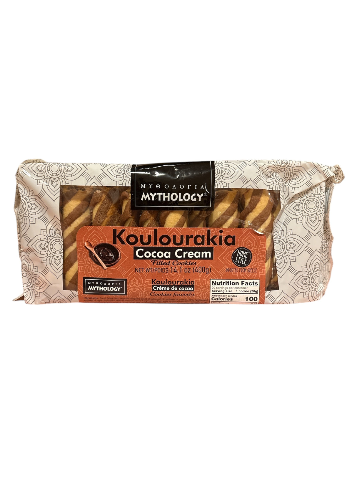 Mythology Cocoa Cream Filled Cookies – 14.1oz