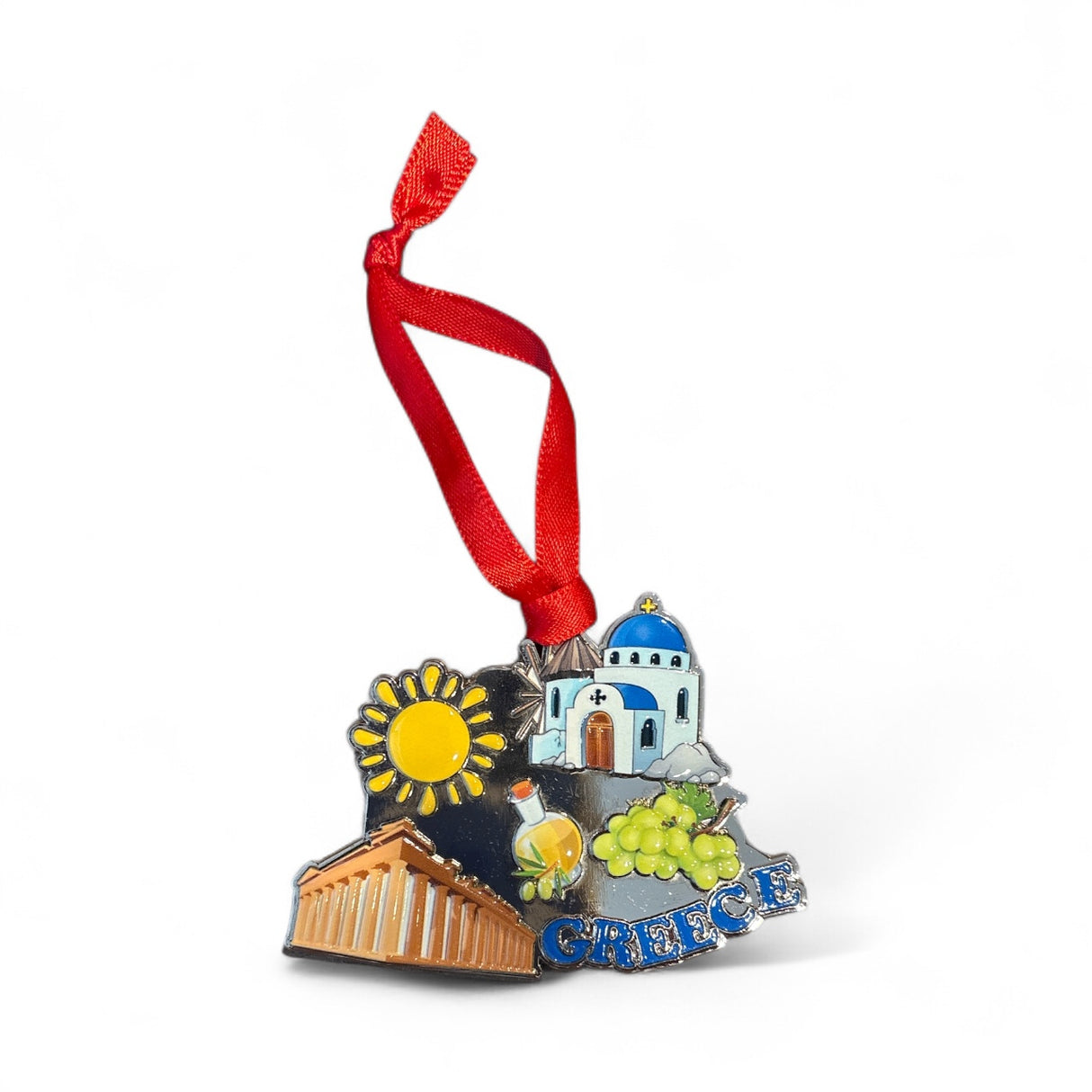 Greece Christmas Ornament