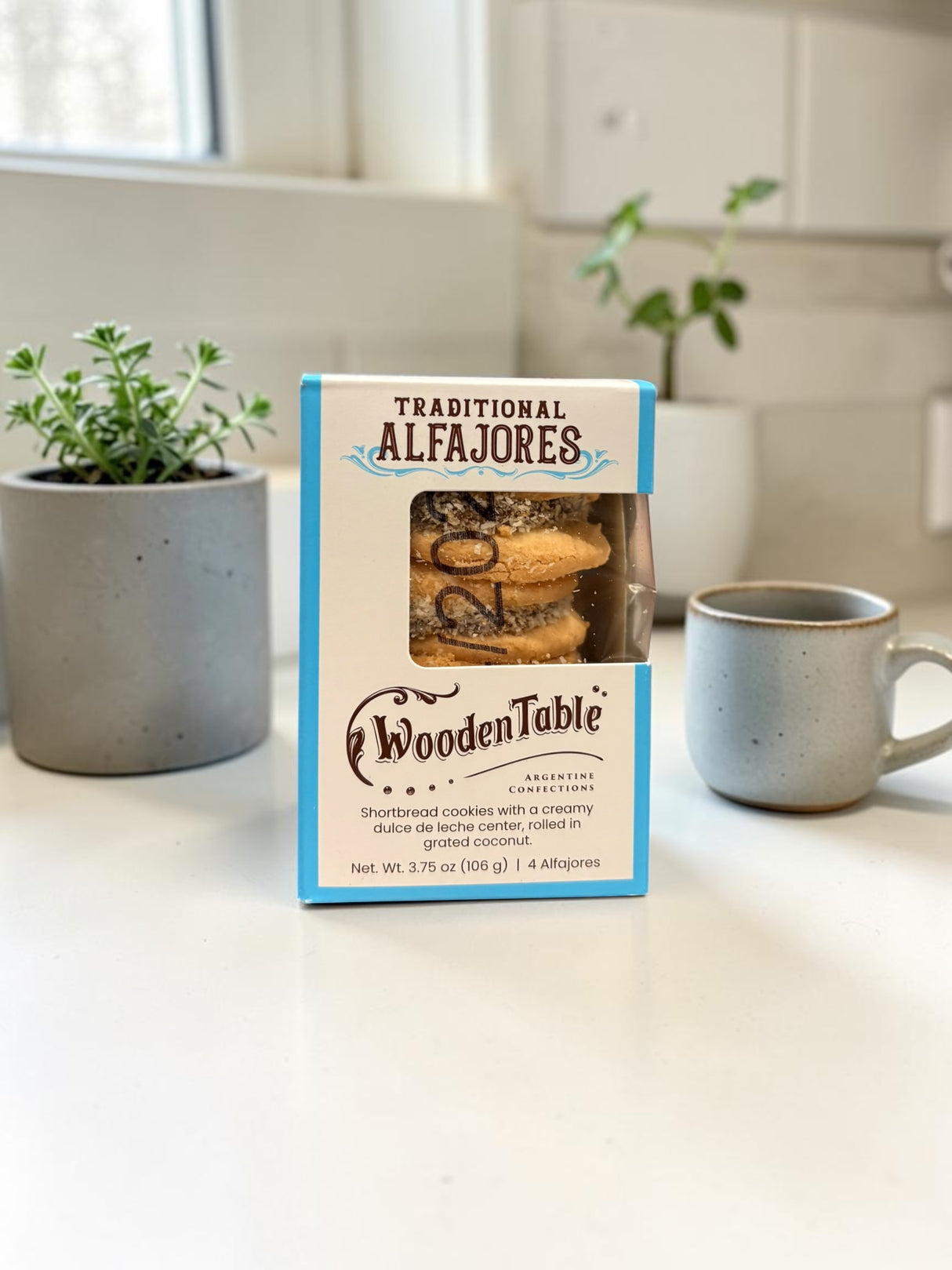 WoodenTable Traditional Alfajores nutrition facts and ingredients label