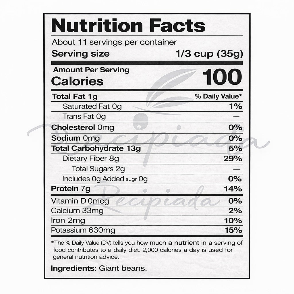 Arosis Greek Giant Beans