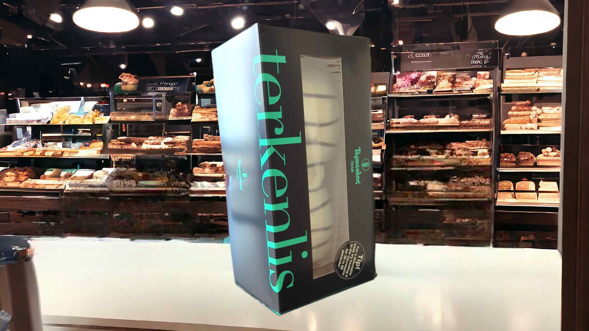 Terkenlis Tsoureki with White Chocolate and Chestnut filling 14.11oz