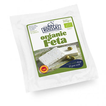 Roussas Organic Feta Vac.Pack 7oz - pack of 6