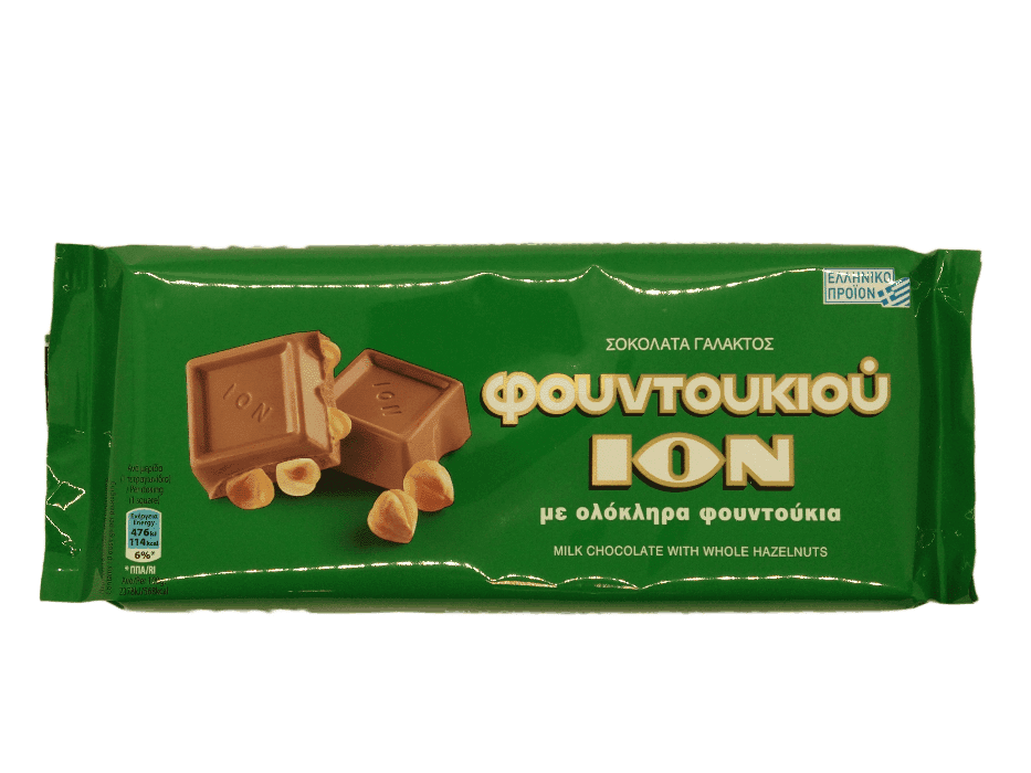 ION milk chocolate with Hazelnuts