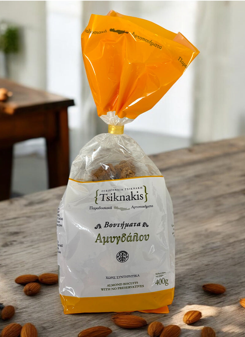 Tsiknakis Almond Cookies - 400grams (14.1oz)