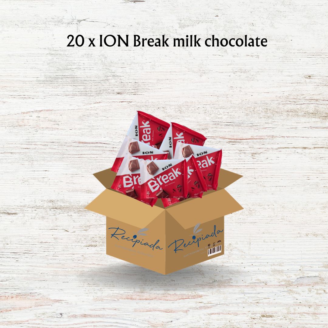 ION Break Milk Chocolate 20-Pack - Decadent 3 oz Bars for Irresistible Bulk Savings!