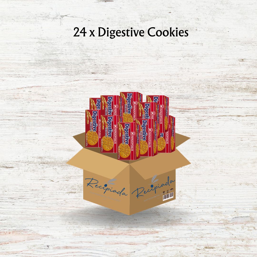 Papadopoulos Digestive Cookies 24-Pack (8.8oz each) - Indulge in Savings with our Bulk Offer!