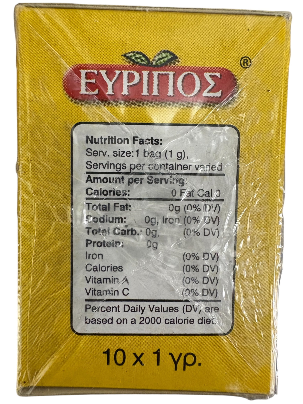 Chamomile tea bags