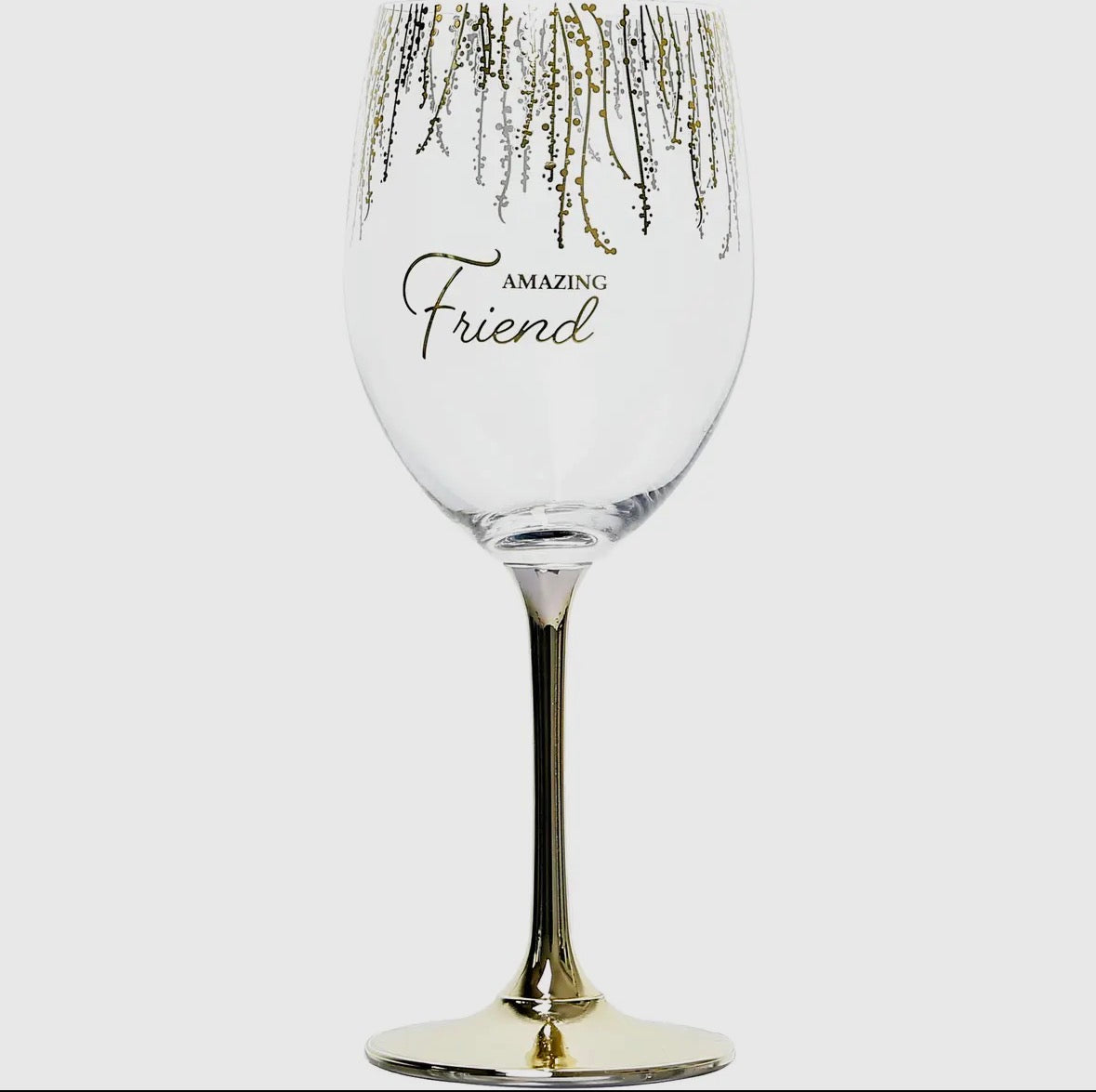 Amazing Friend Wine Glass (1 glass)– Outpouring of Love Collection