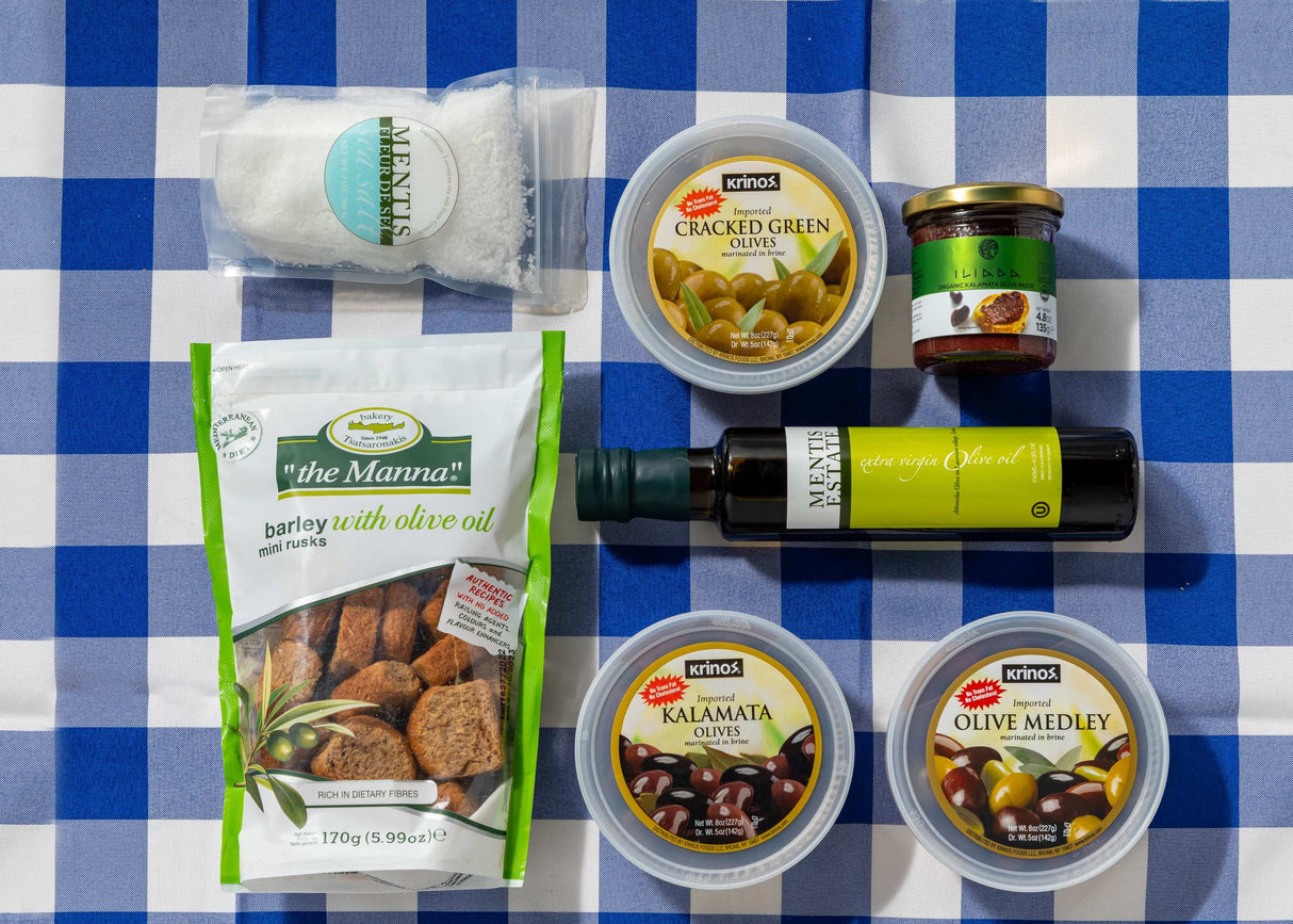 Olive Tree: Authentic Greek Gift Basket for Gourmet Delights