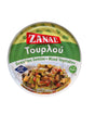 Zanae Tourlou mixed vegetables packaging on a white background