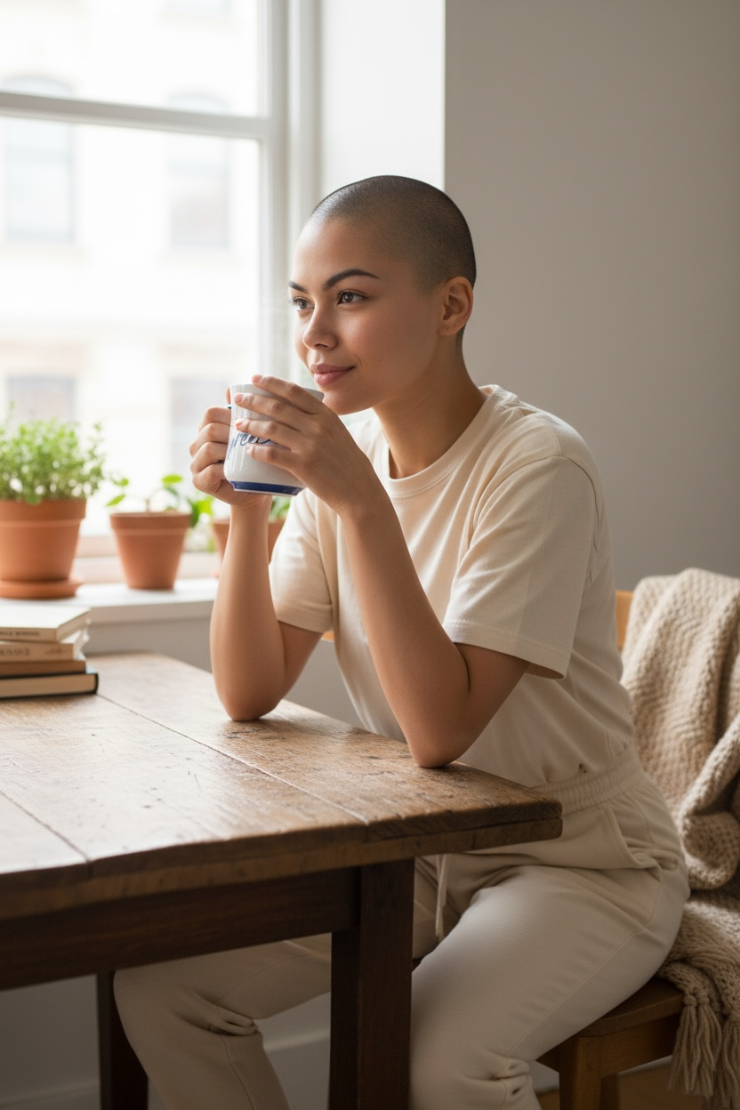 I Should Be Waking Up in Greece Ceramic Mug – Blue & White Greek-Inspired Mug