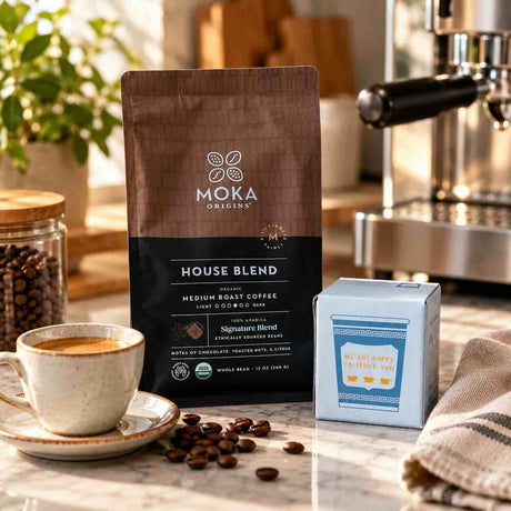 Espresso Moment Bundle | MOKA Origins Coffee & 3 oz Cup