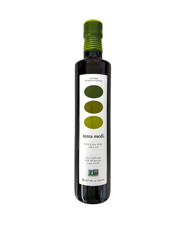 Terra Medi 100% Extra Virgin Olive Oil – 500ml (16.9 fl oz)