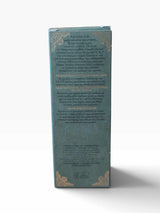 Back of KORRES Pure Greek Olive Nourishing Oil packaging with product details