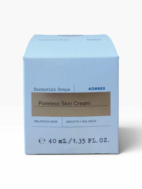 KORRES Santorini Grape Poreless Skin Cream with salicylic acid, 40 milliliters