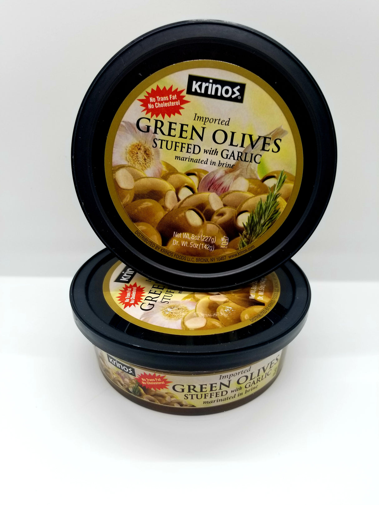 Krinos Green Olives stuffed with Garlic