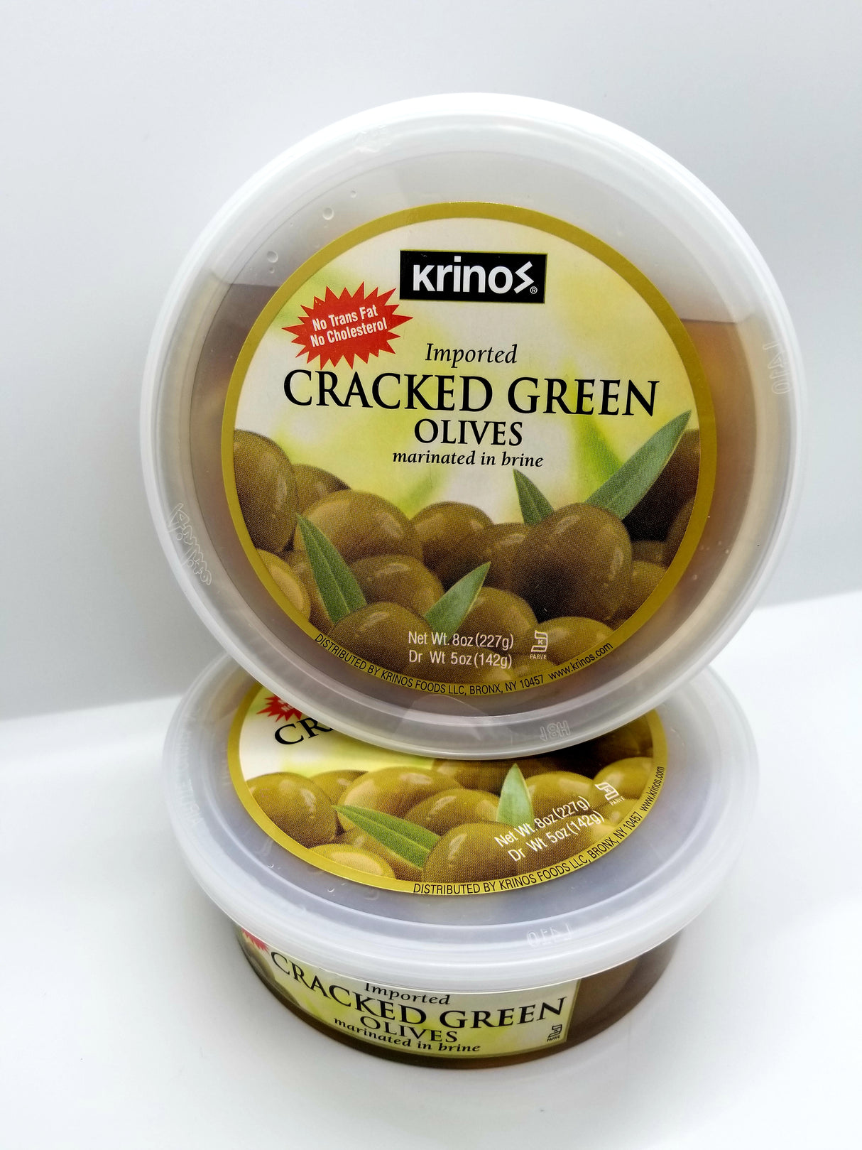 Krinos Green Cracked Olives