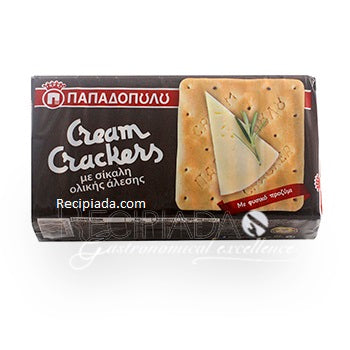 CREAM CRACKERS with rye