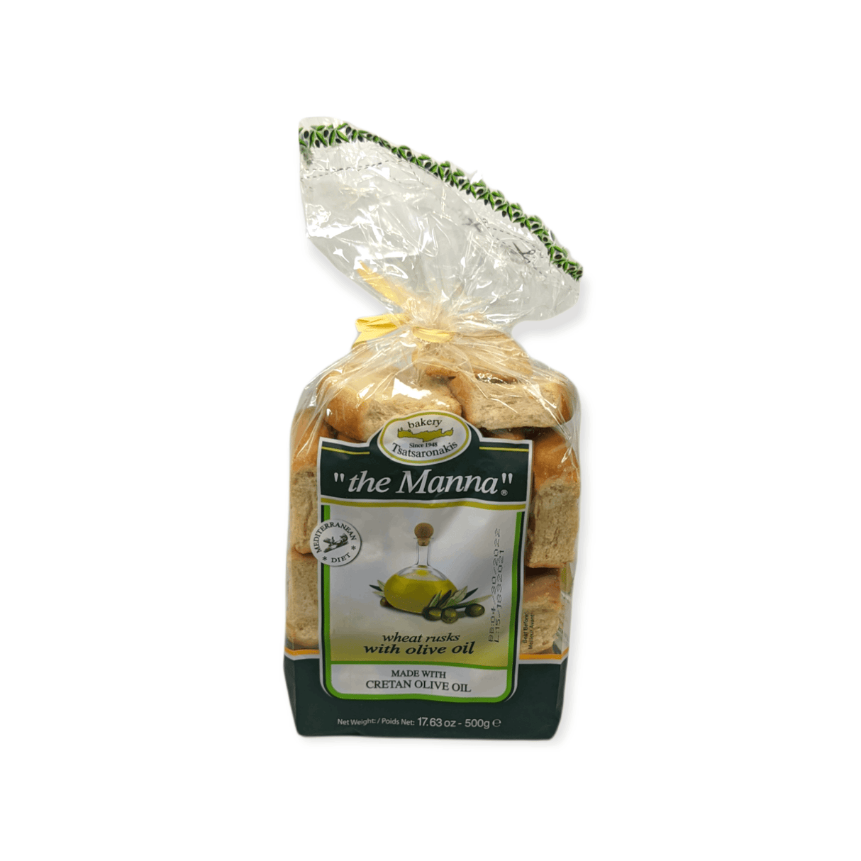 Manna Rusks with Olive Oil Kithiron 500 g