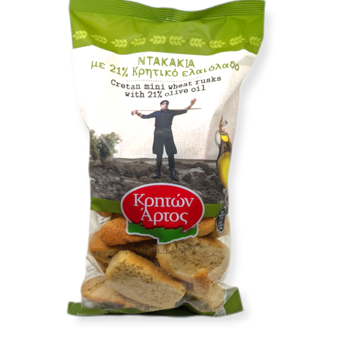 Kriton Artos Cretan mini Rusks w/21% Olive Oil