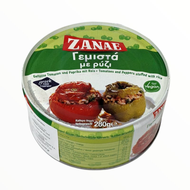 Zanae Gemista (stuffed tomatoes and peppers)