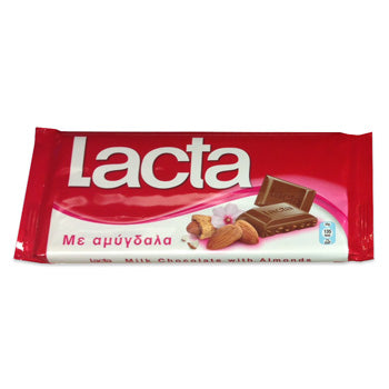 Lacta Milk Chocolate with Almonds 3oz