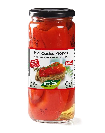 Attica Roasted Red Peppers 1lbs